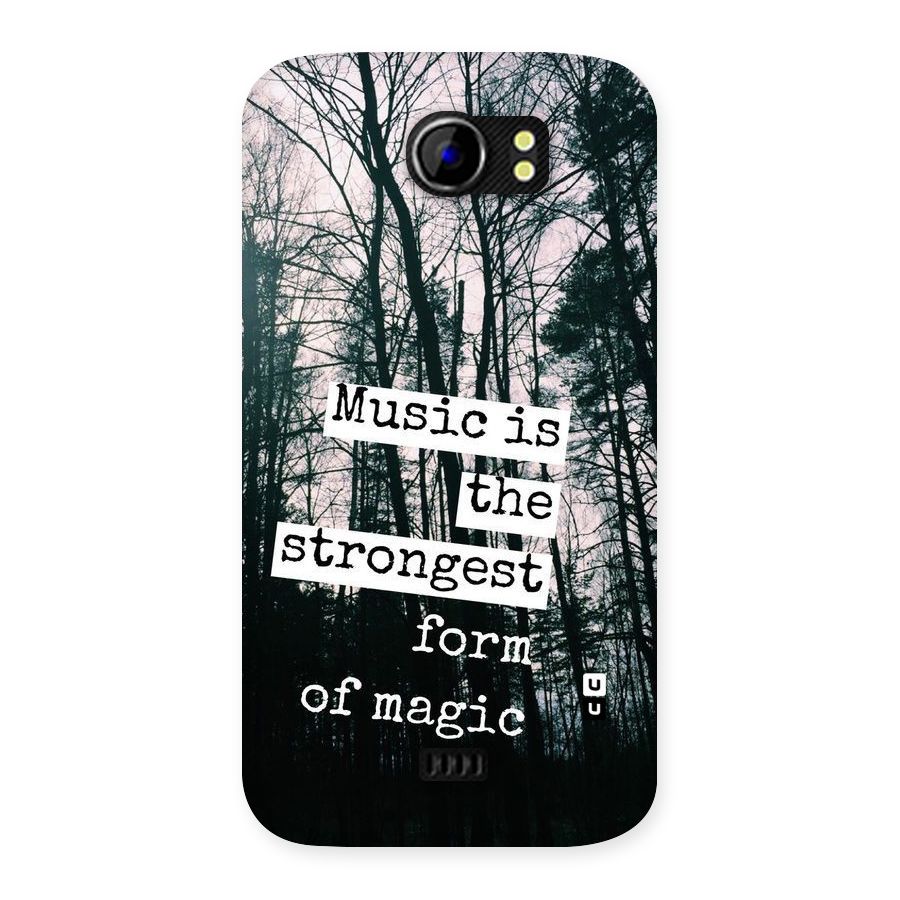 Music Magic Back Case for Micromax Canvas 2 A110