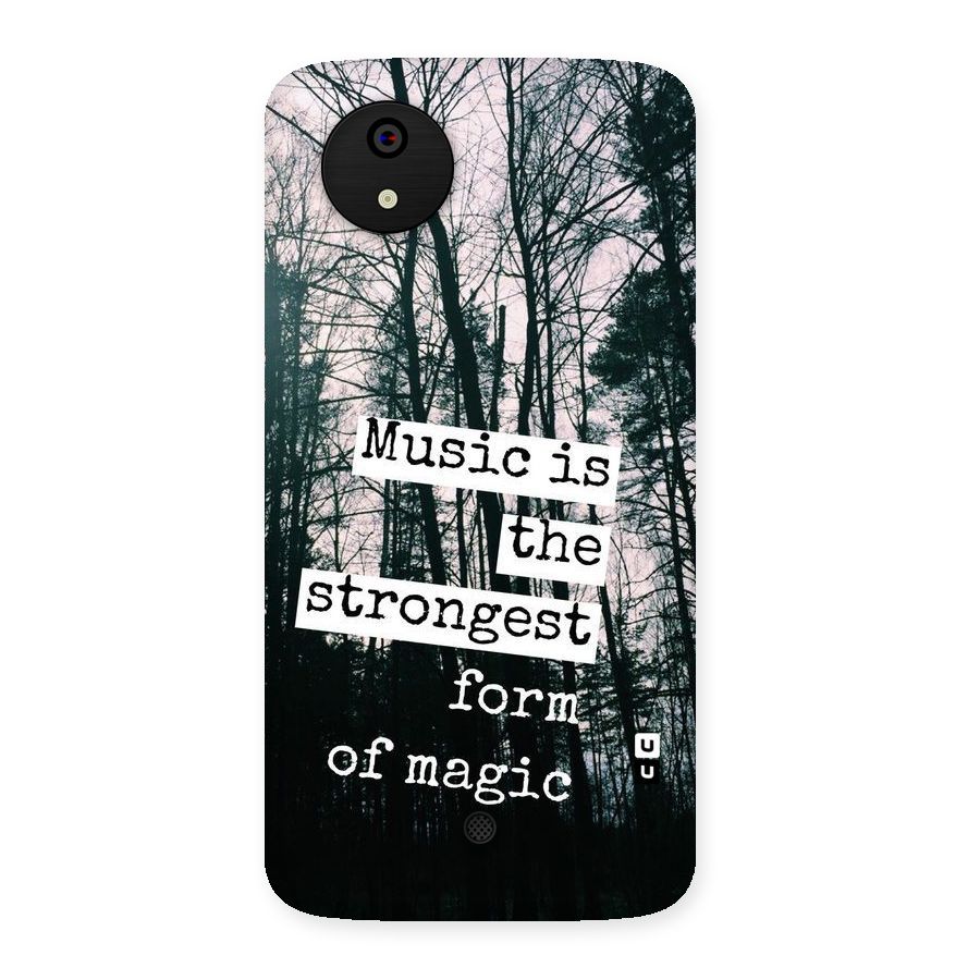 Music Magic Back Case for Micromax Canvas A1