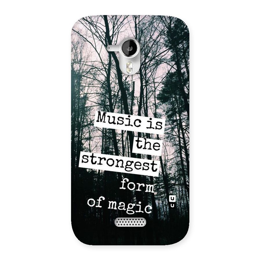 Music Magic Back Case for Micromax Canvas HD A116