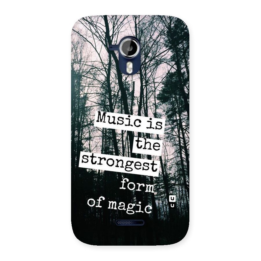 Music Magic Back Case for Micromax Canvas Magnus A117