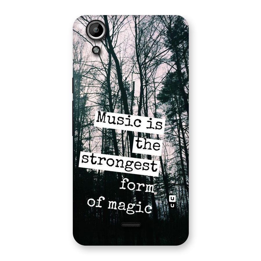 Music Magic Back Case for Micromax Canvas Selfie Lens Q345
