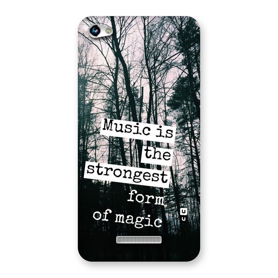 Music Magic Back Case for Micromax Hue 2