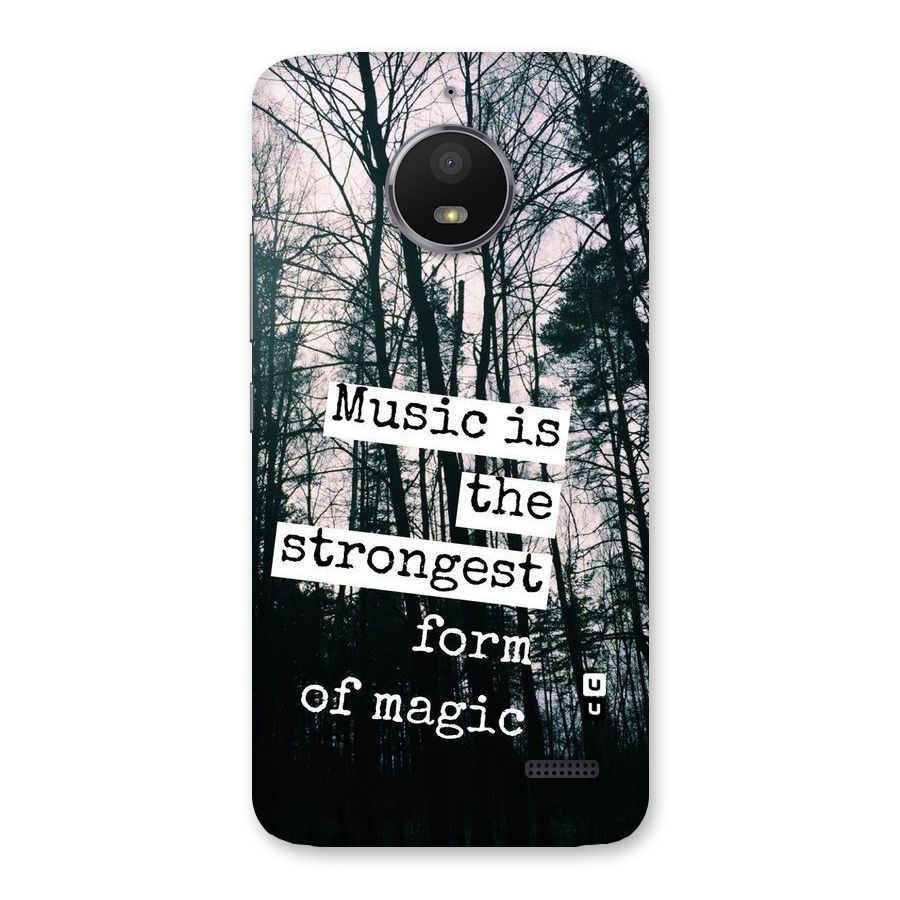 Music Magic Back Case for Moto E4