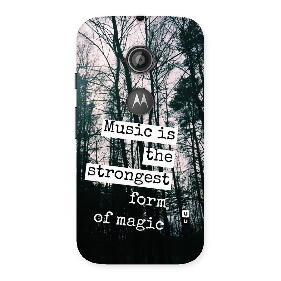 Music Magic Back Case for Moto E 2nd Gen