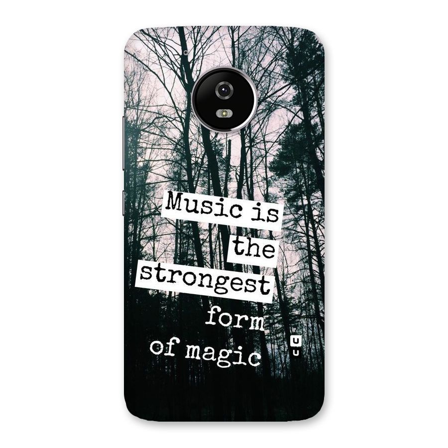 Music Magic Back Case for Moto G5