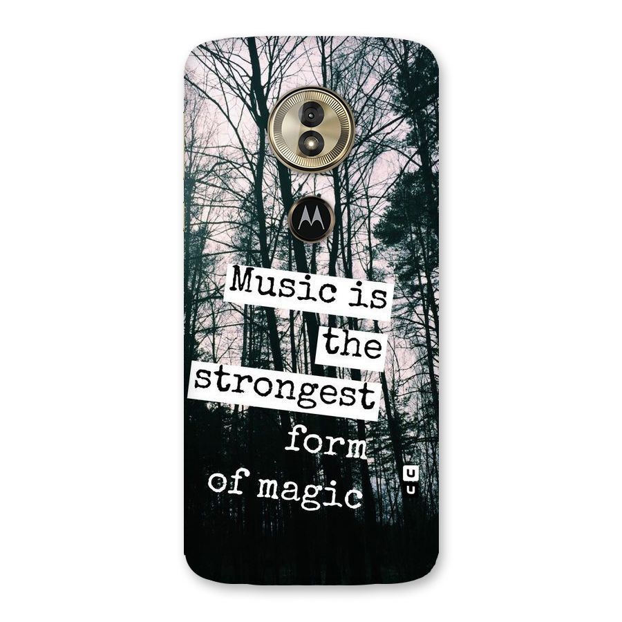 Music Magic Back Case for Moto G6 Play