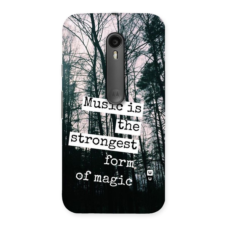 Music Magic Back Case for Moto G Turbo