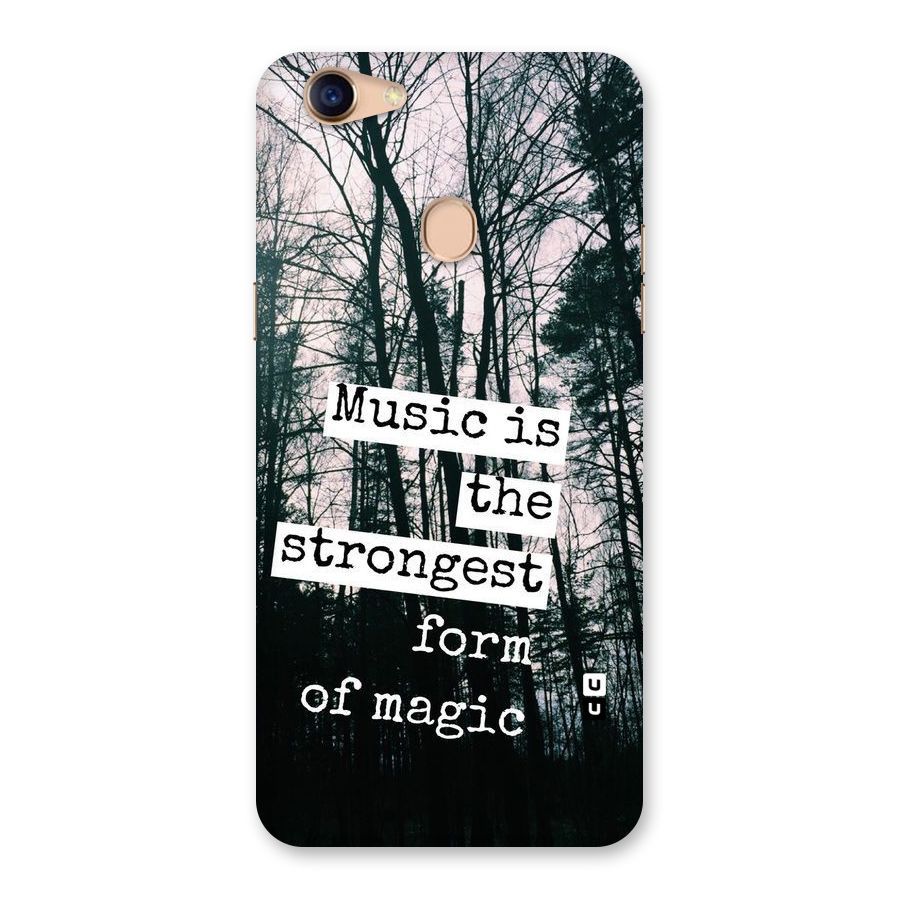 Music Magic Back Case for Oppo F5 Youth
