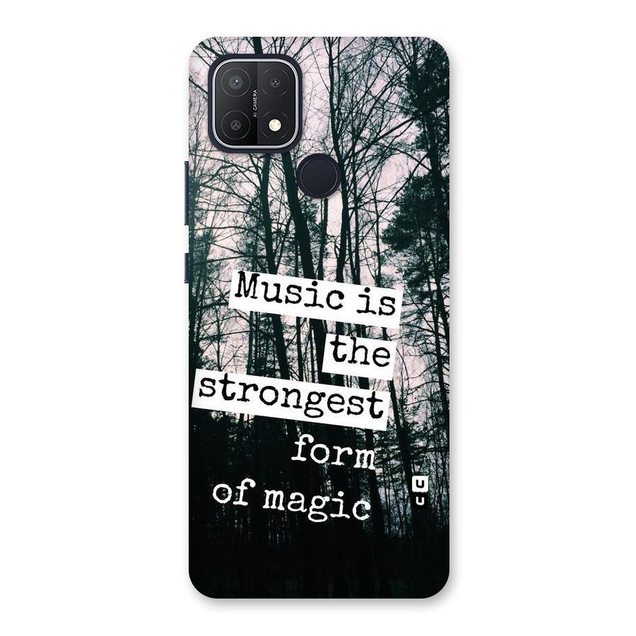 Music Magic Back Case for Oppo A15