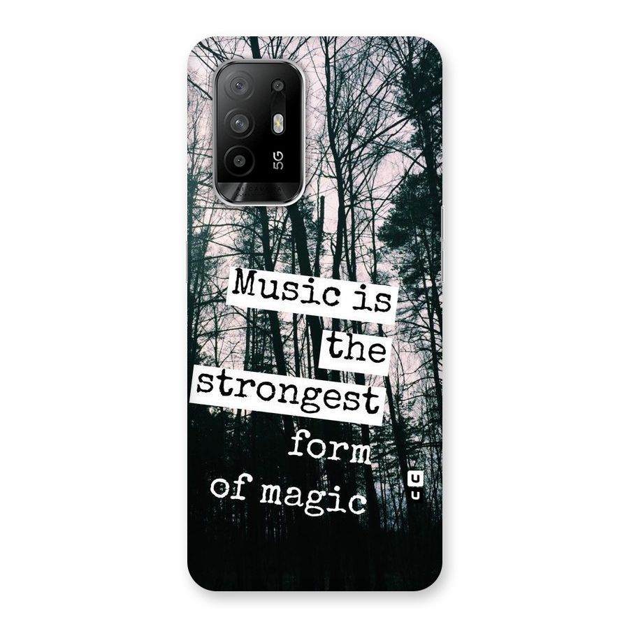 Music Magic Back Case for Oppo F19 Pro Plus 5G