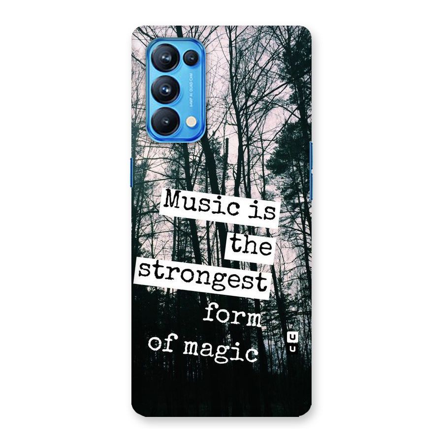Music Magic Back Case for Oppo Reno5 Pro 5G