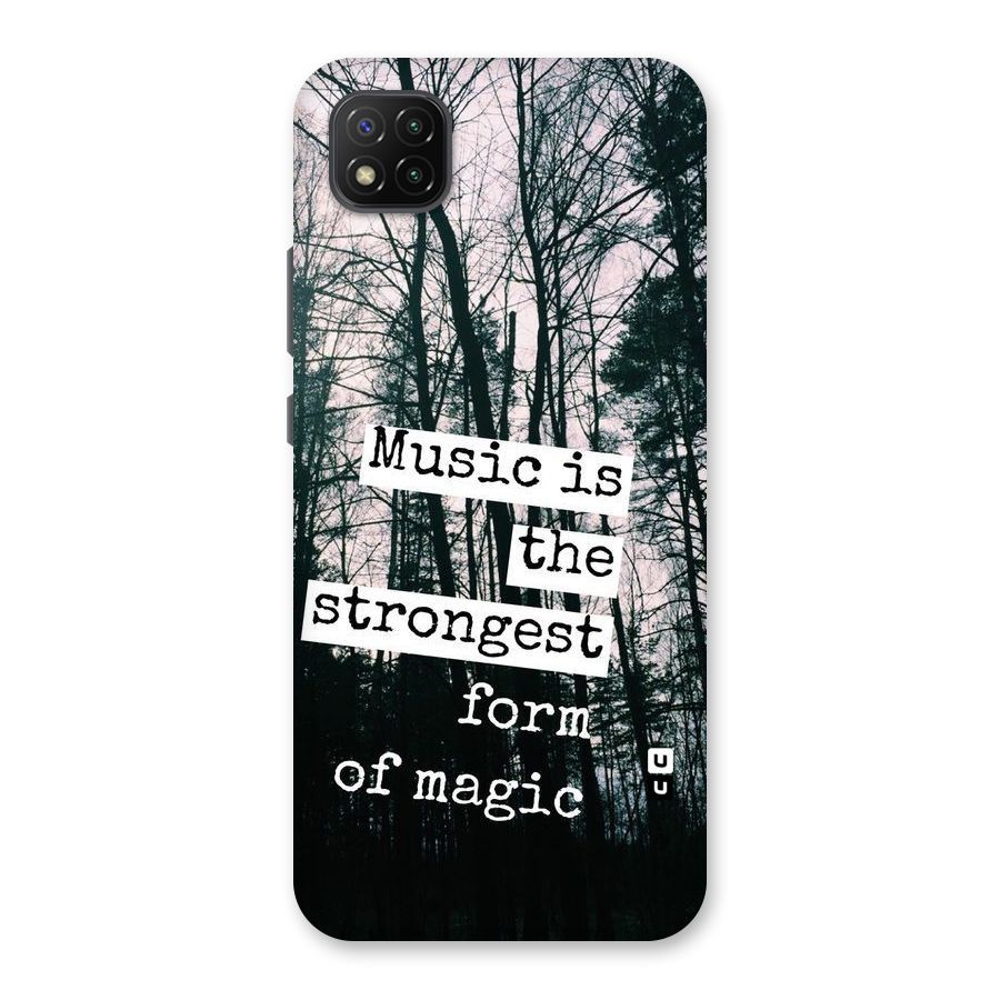 Music Magic Back Case for Poco C3