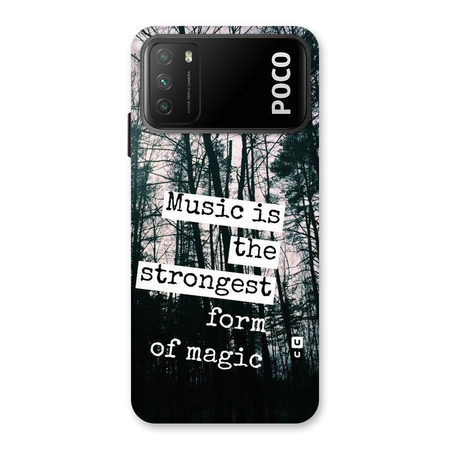 Music Magic Back Case for Poco M3