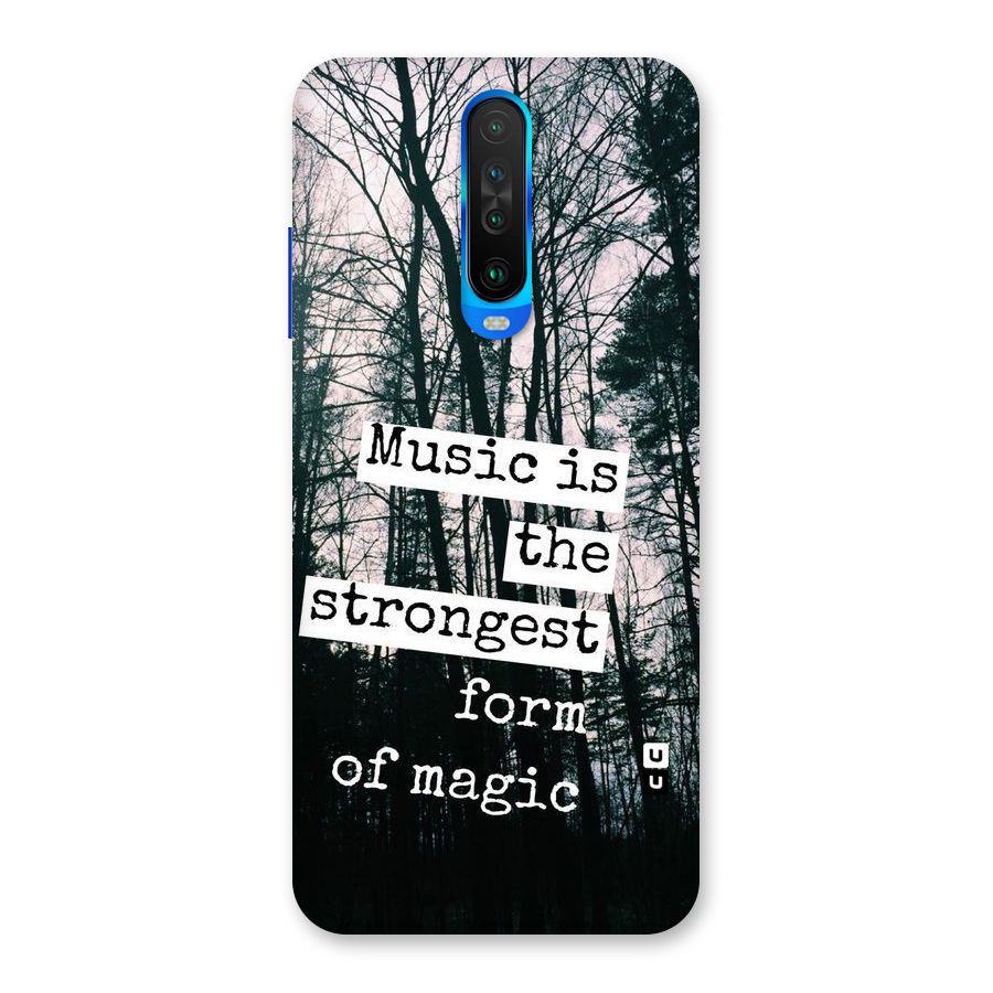 Music Magic Back Case for Poco X2