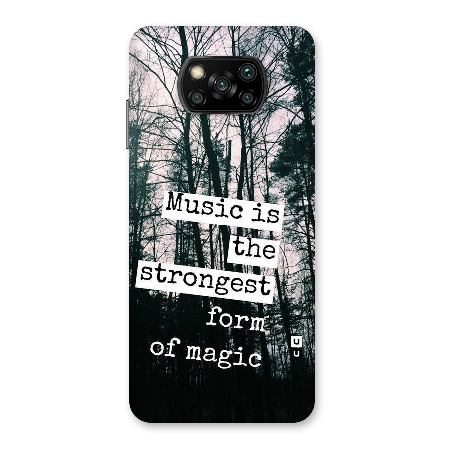Music Magic Back Case for Poco X3
