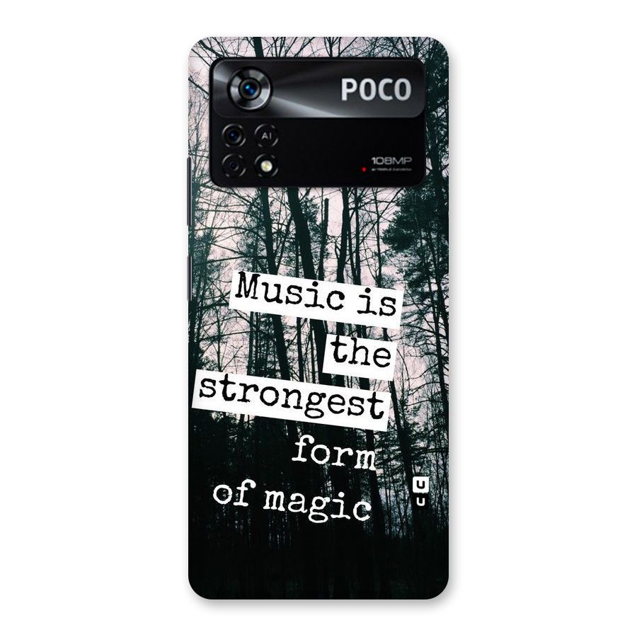 Music Magic Back Case for Poco X4 Pro 5G