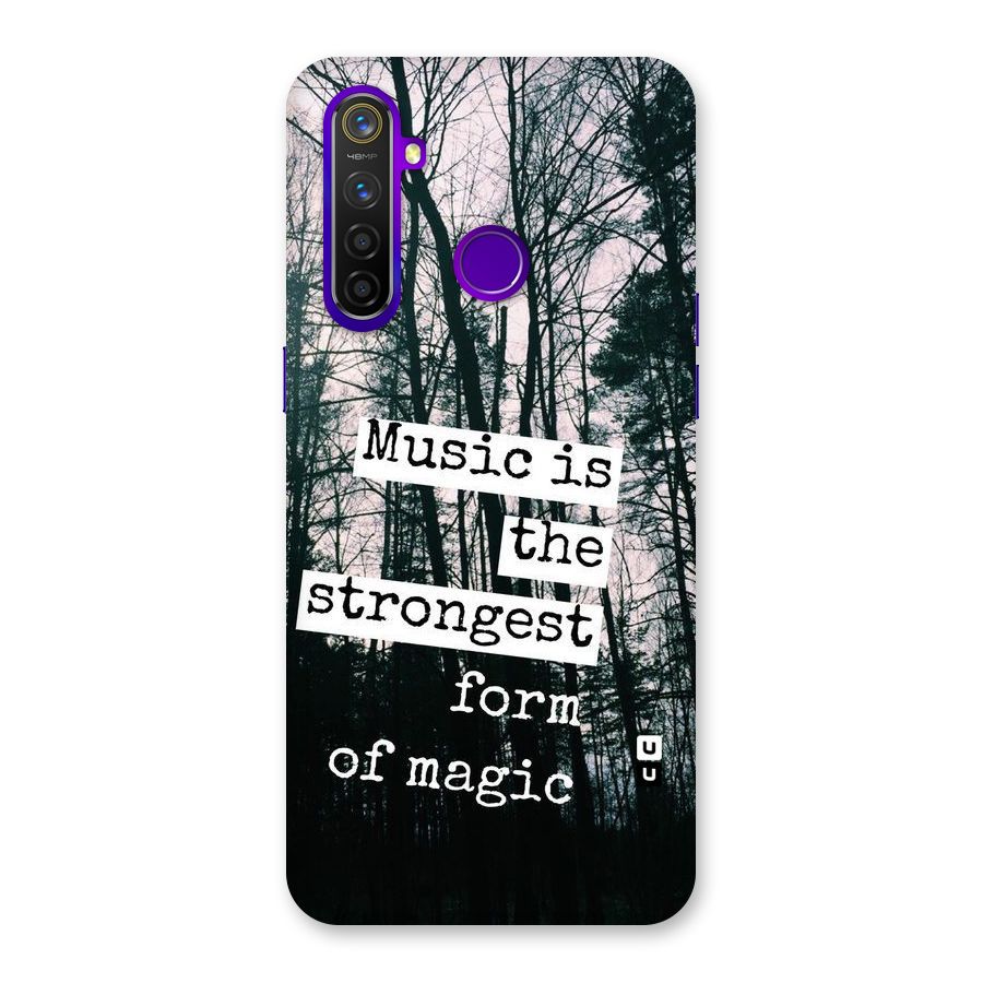 Music Magic Back Case for Realme 5 Pro