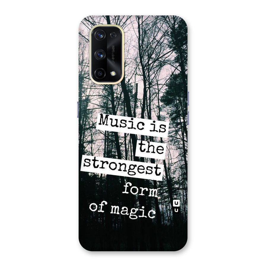 Music Magic Glass Back Case for Realme X7 Pro