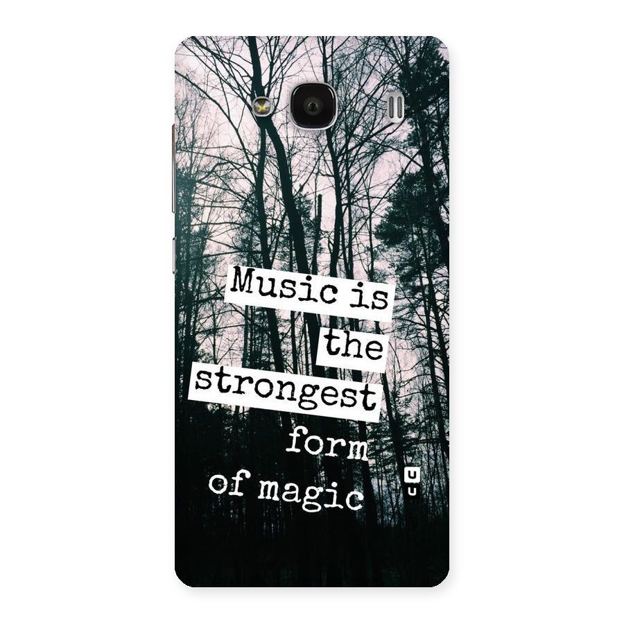 Music Magic Back Case for Redmi 2 Prime