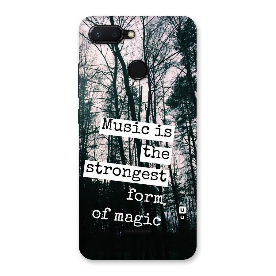 Music Magic Back Case for Redmi 6
