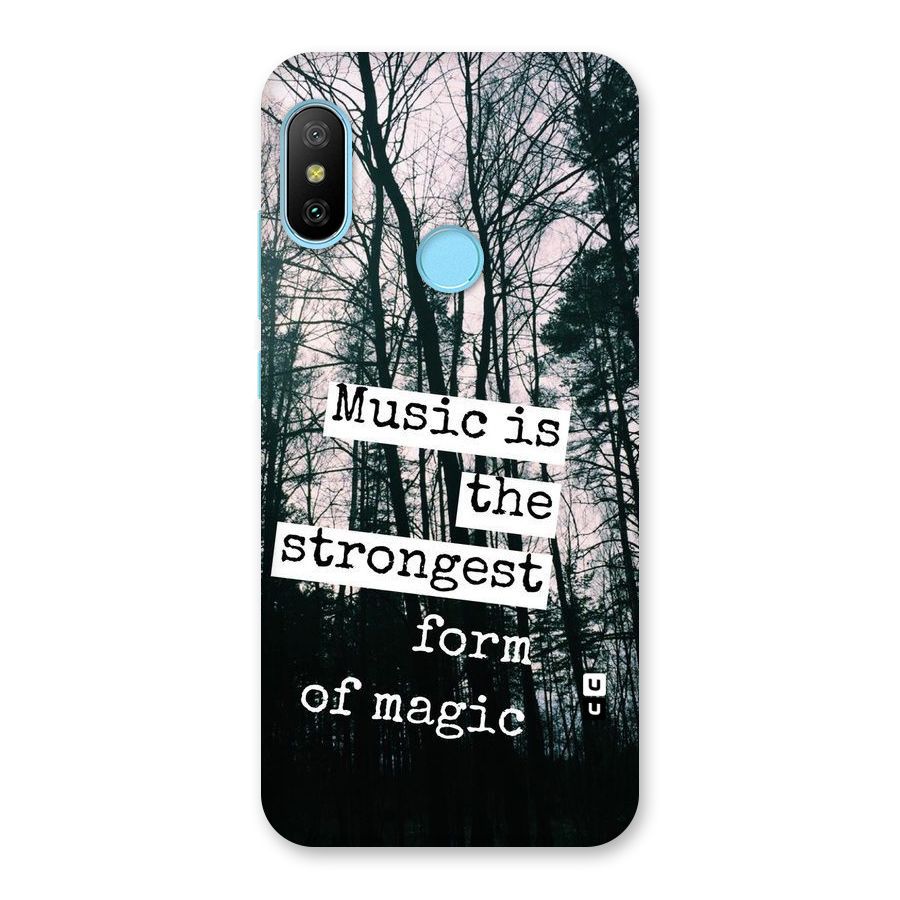 Music Magic Back Case for Redmi 6 Pro