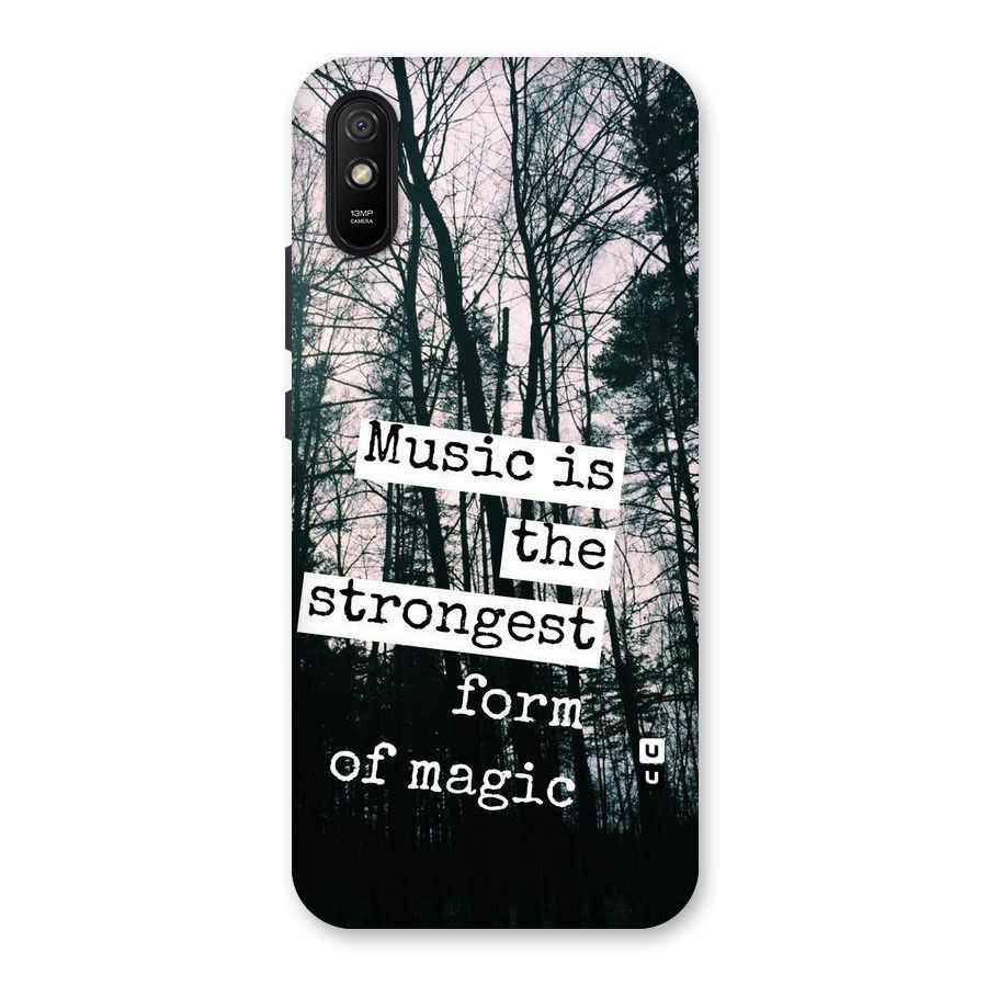 Music Magic Back Case for Redmi 9A