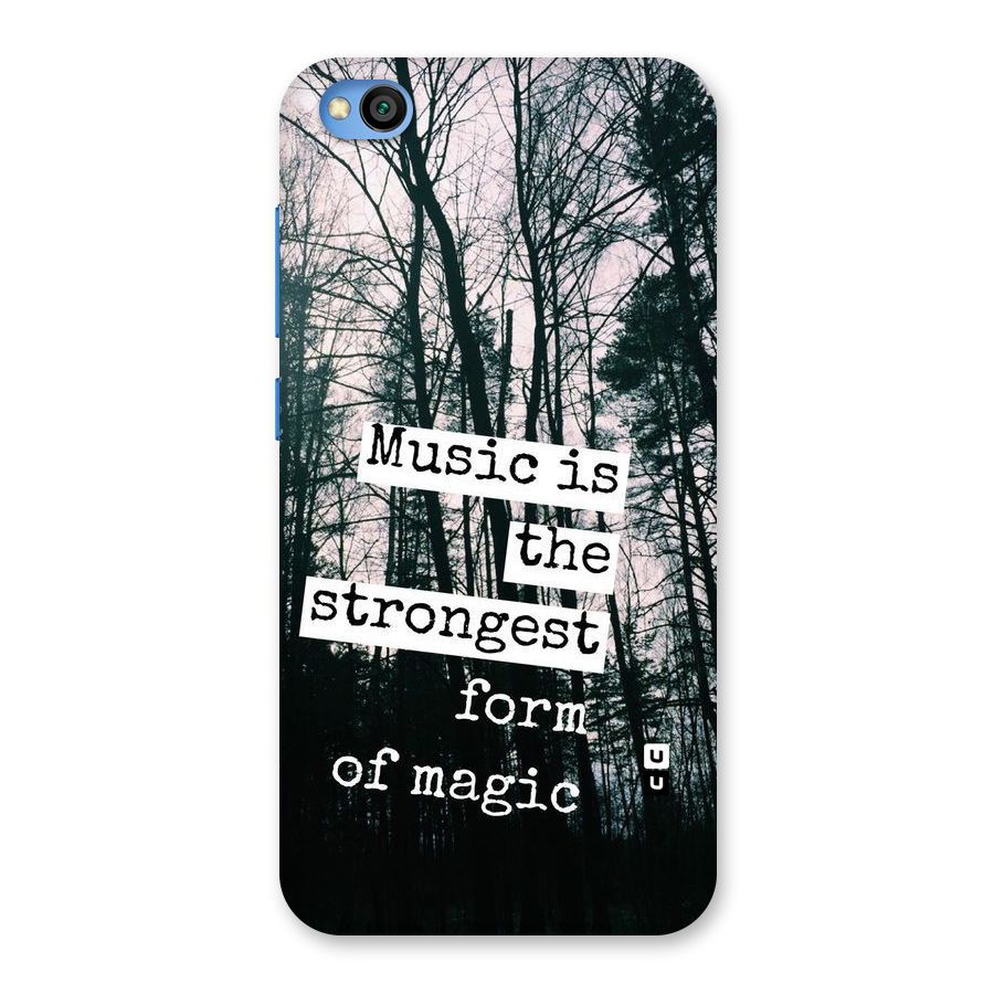 Music Magic Back Case for Redmi Go
