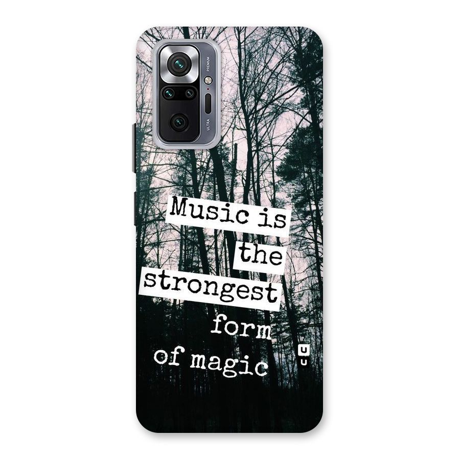 Music Magic Back Case for Redmi Note 10 Pro