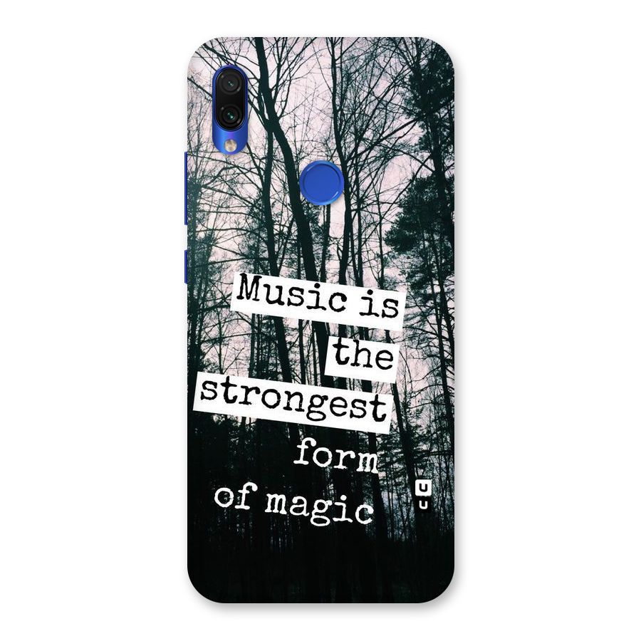 Music Magic Back Case for Redmi Note 7S