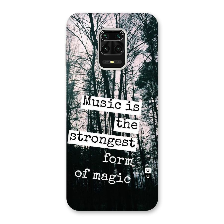 Music Magic Back Case for Redmi Note 9 Pro