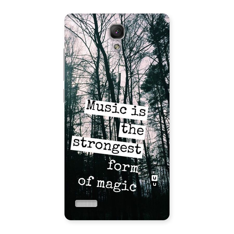Music Magic Back Case for Redmi Note Prime