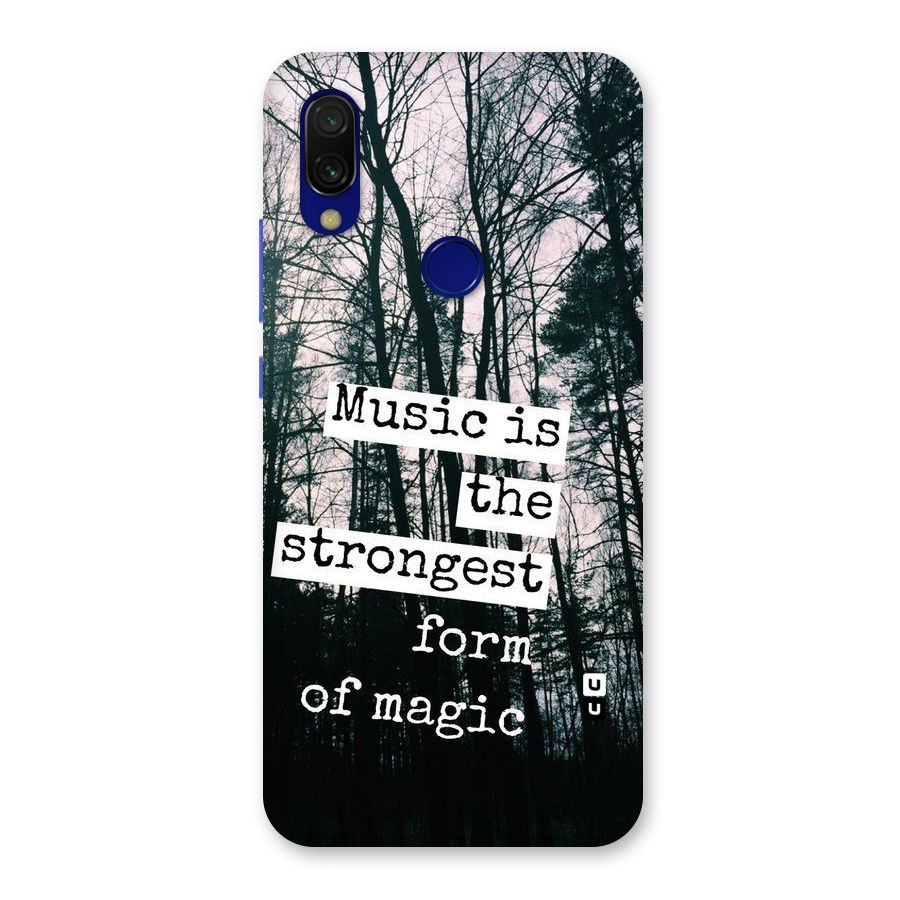 Music Magic Back Case for Redmi Y3