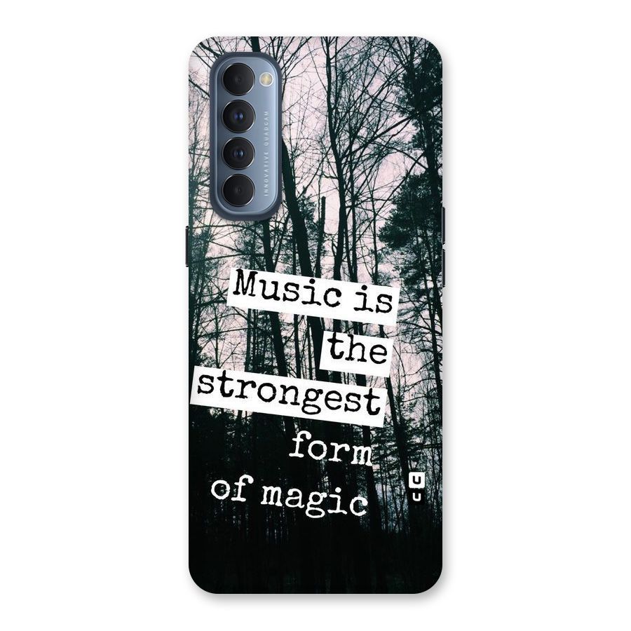 Music Magic Back Case for Reno4 Pro