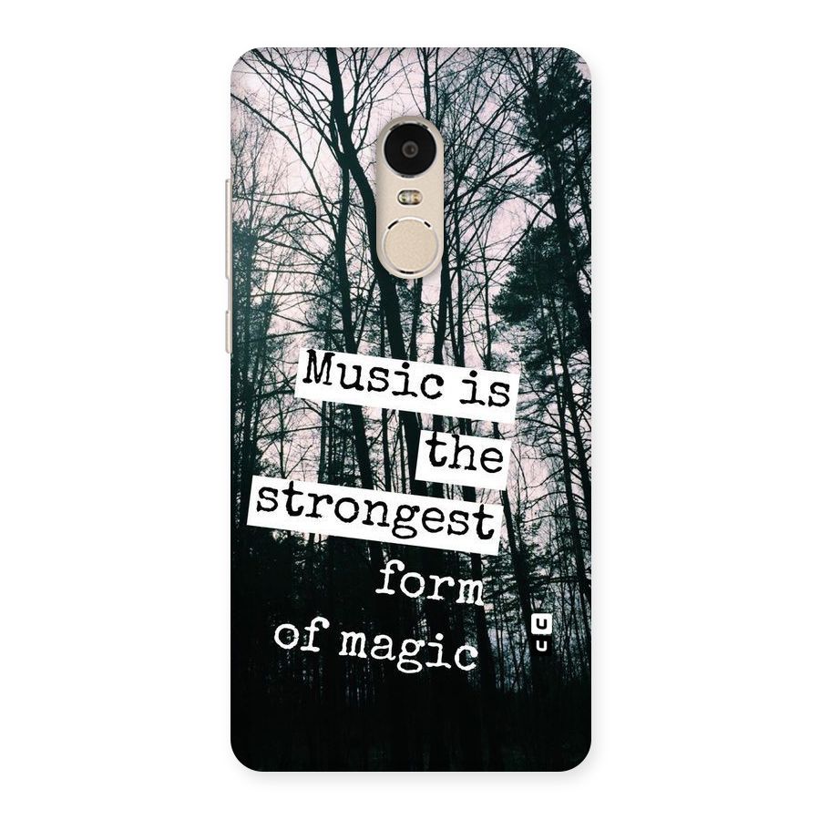 Music Magic Back Case for Xiaomi Redmi Note 4