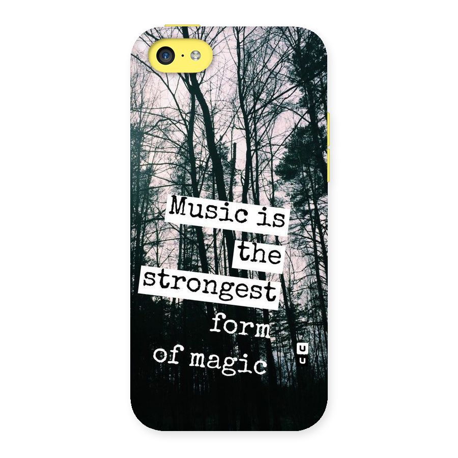 Music Magic Back Case for iPhone 5C