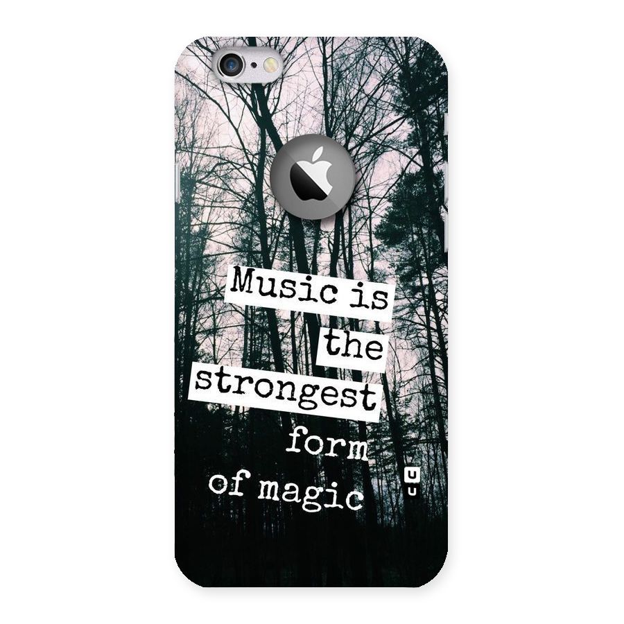 Music Magic Back Case for iPhone 6 Logo Cut