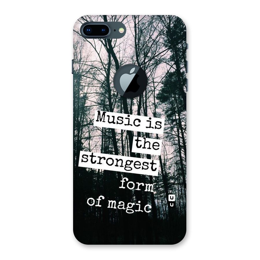 Music Magic Back Case for iPhone 7 Plus Logo Cut