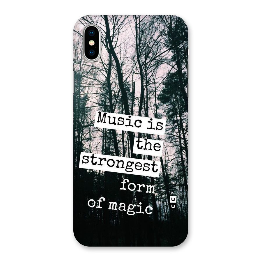 Music Magic Back Case for iPhone XS