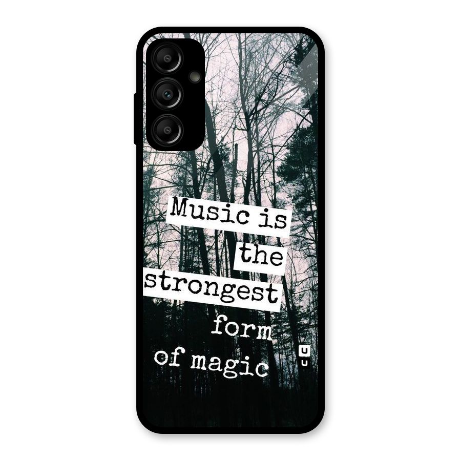 Music Magic Glass Back Case for Galaxy A14 5G