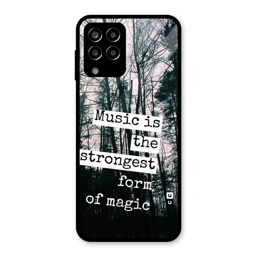 Music Magic Glass Back Case for Galaxy M33