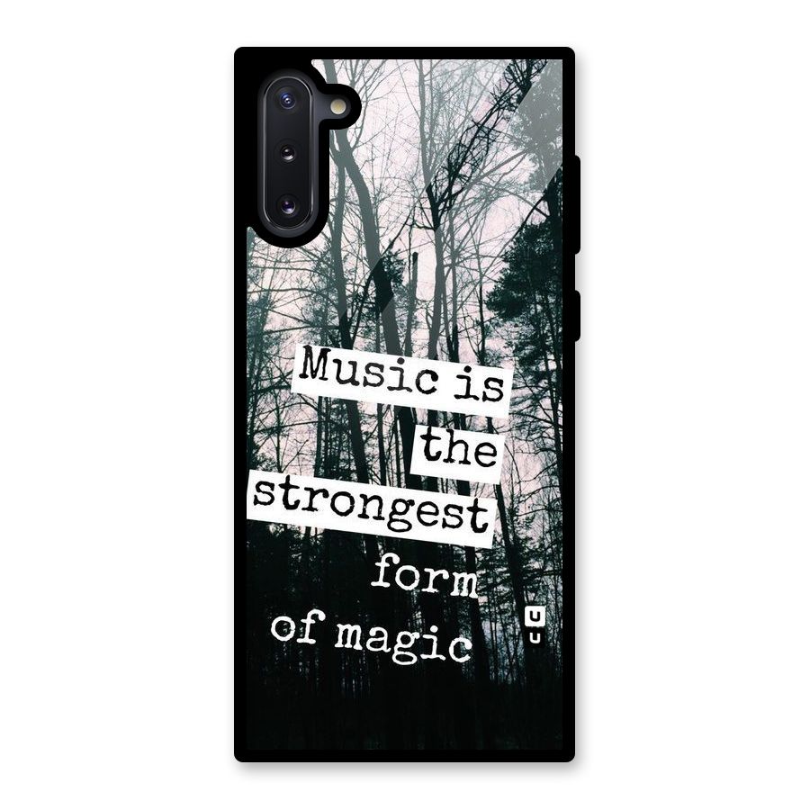 Music Magic Glass Back Case for Galaxy Note 10