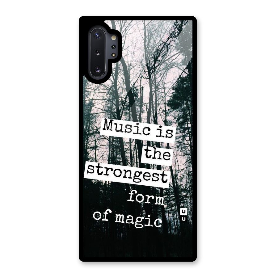 Music Magic Glass Back Case for Galaxy Note 10 Plus