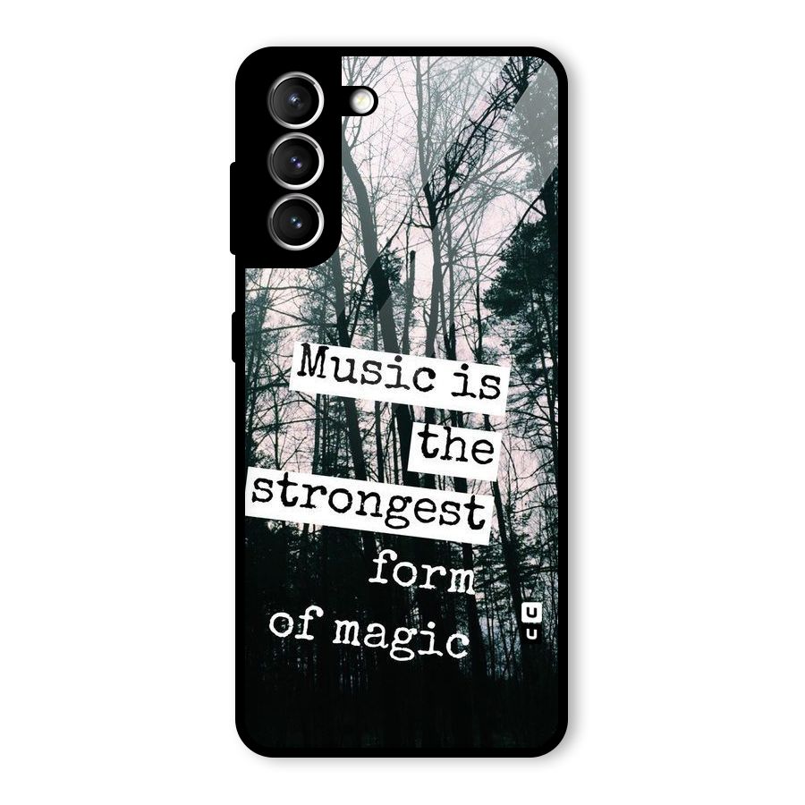 Music Magic Glass Back Case for Galaxy S21 5G
