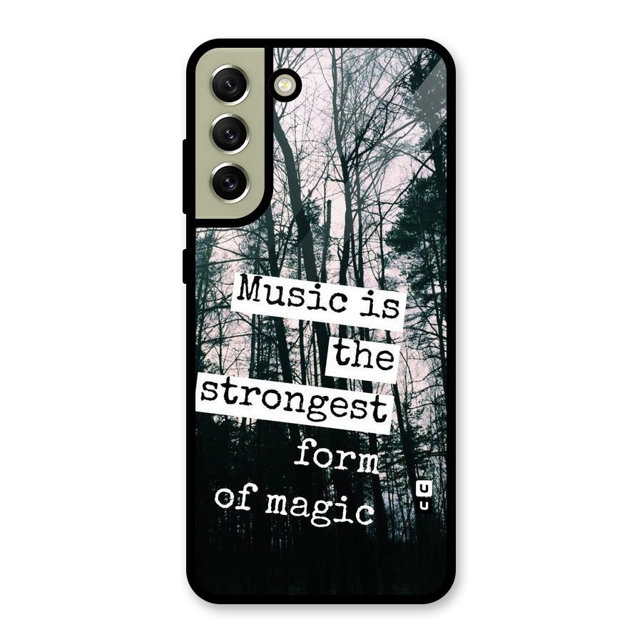 Music Magic Glass Back Case for Galaxy S21 FE 5G