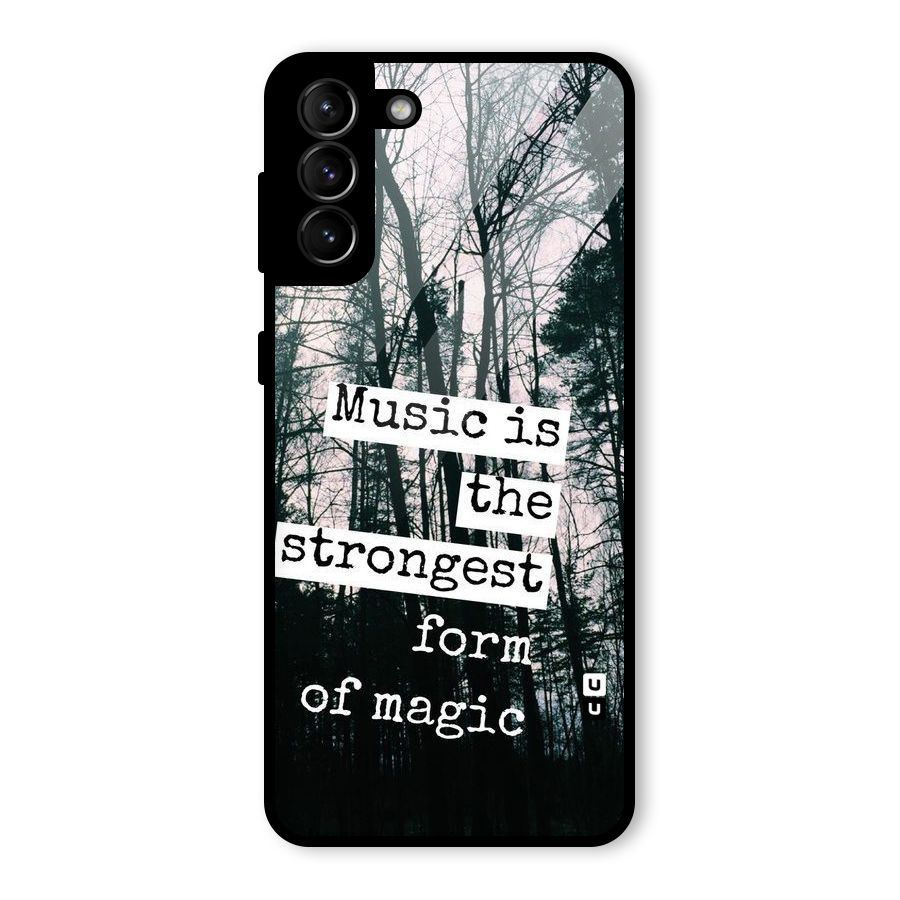 Music Magic Glass Back Case for Galaxy S21 Plus