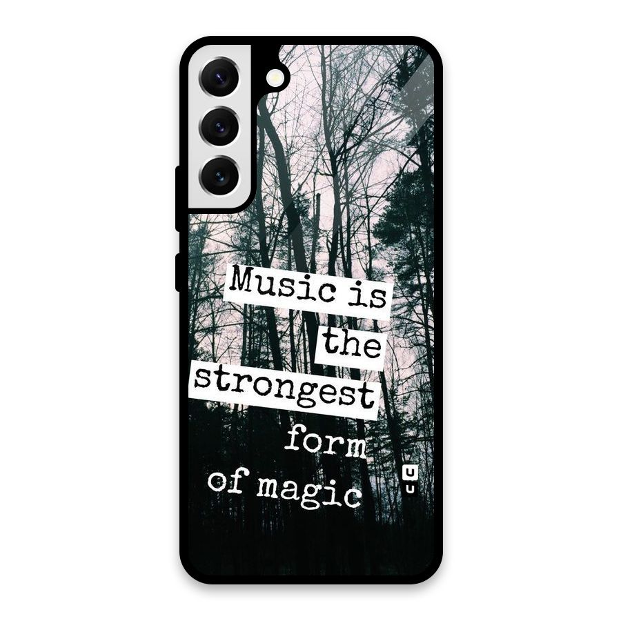 Music Magic Glass Back Case for Galaxy S22 Plus 5G