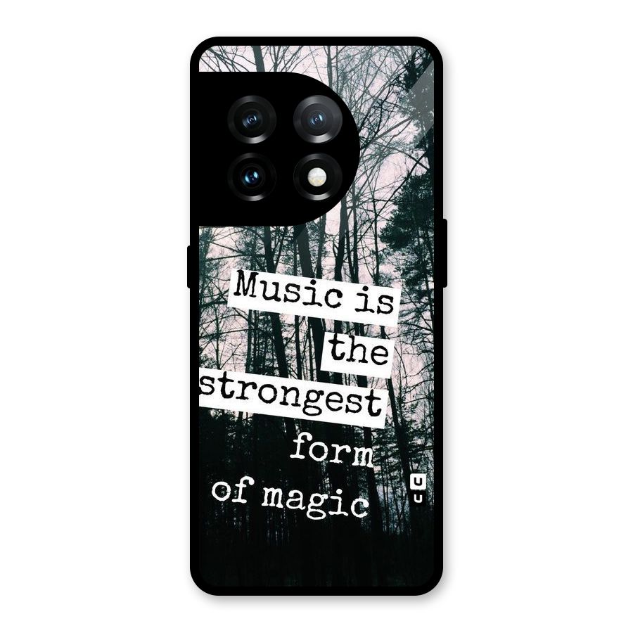 Music Magic Glass Back Case for OnePlus 11
