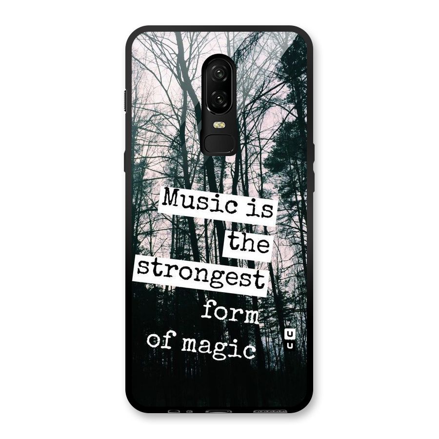 Music Magic Glass Back Case for OnePlus 6