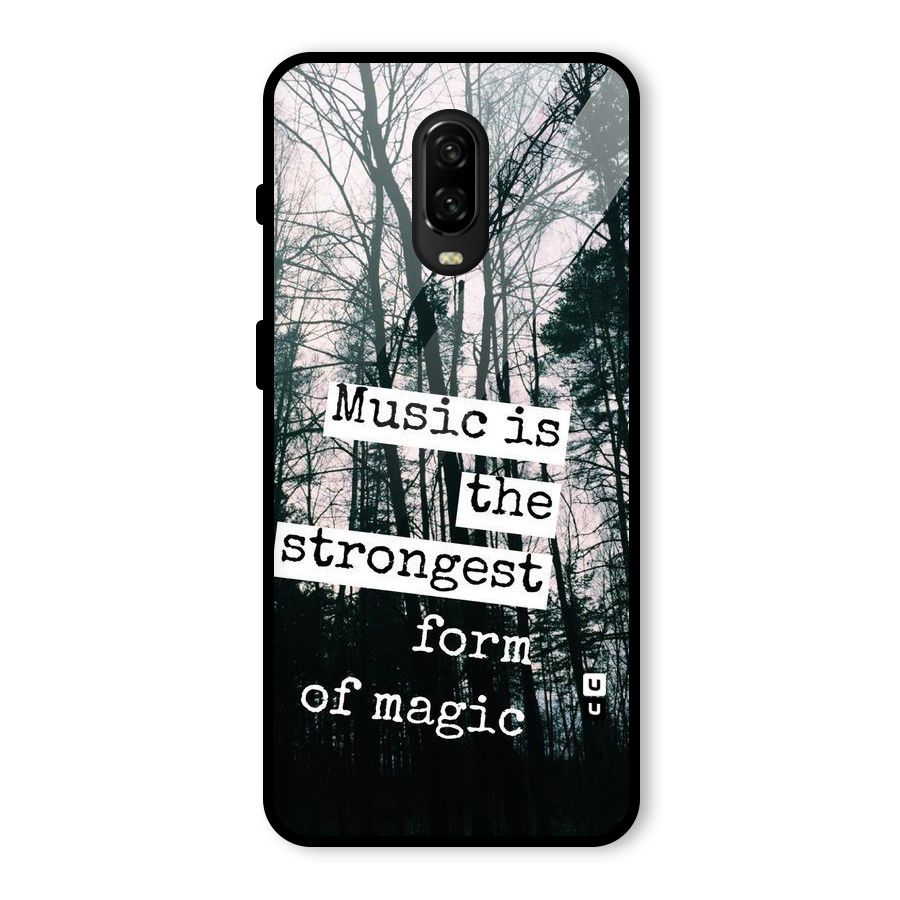 Music Magic Glass Back Case for OnePlus 6T