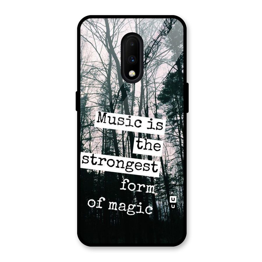 Music Magic Glass Back Case for OnePlus 7